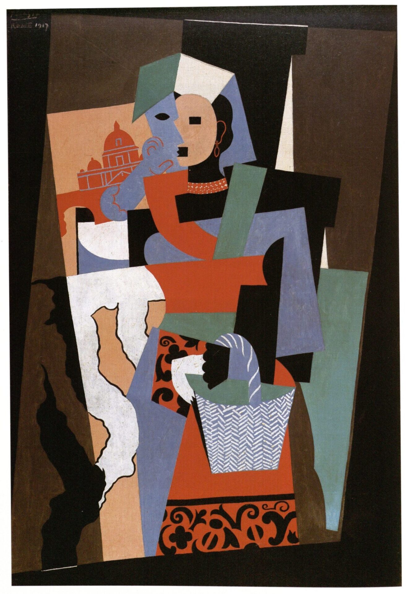Fig. 5: Pablo Picasso, L'Italienne 1917, oil on canvas, Private collection.