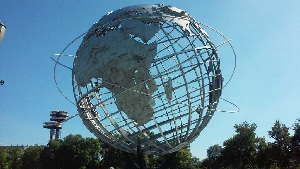 The Unisphere at the New York World’s Fair 1964-65 (photo by Ilaria M. P. Barzaghi)