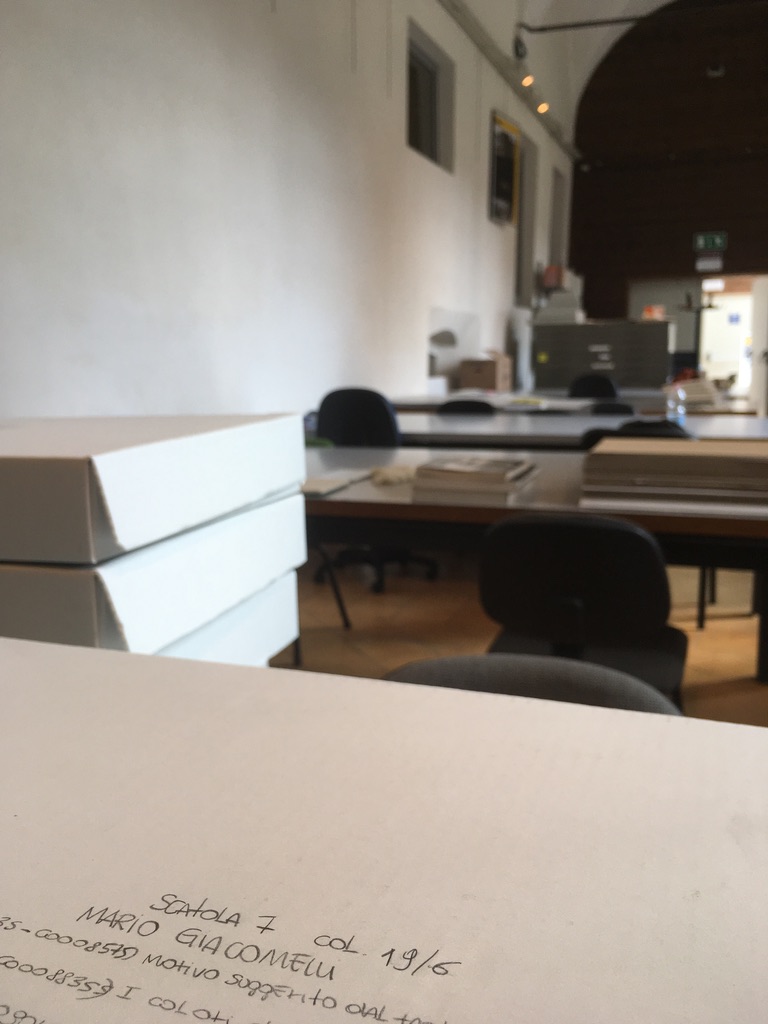 5 CSAC consultation room and Mario Giacomelli’s archival files