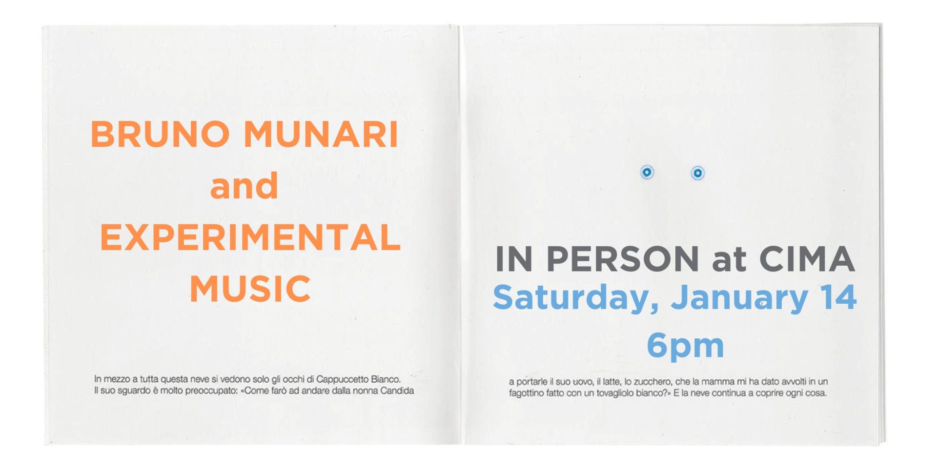 Closing event: Bruno Munari and Experimental Music